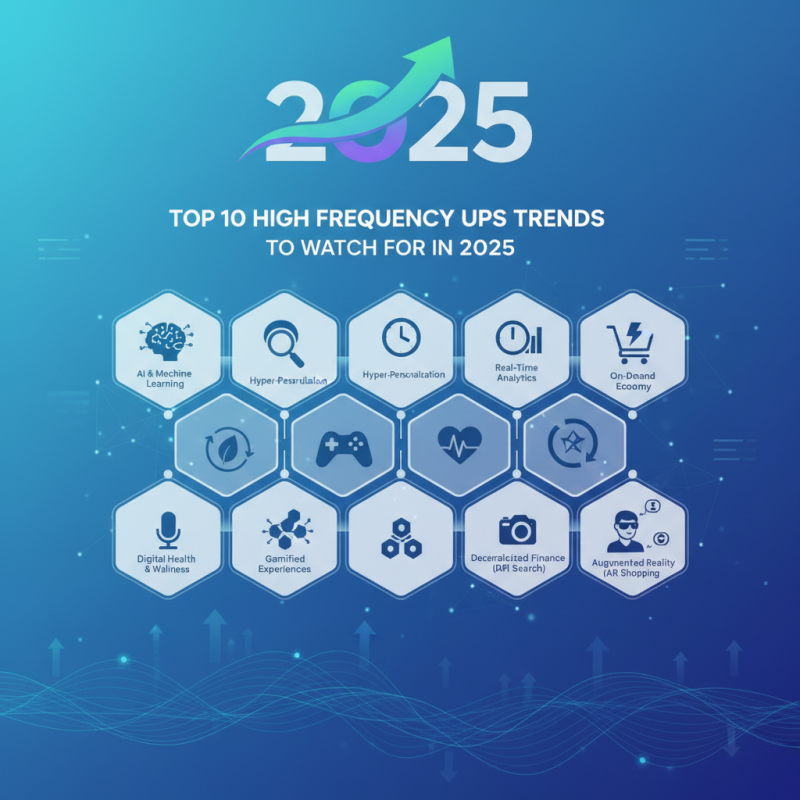 Top 10 High Frequency Ups Trends to Watch for in 2025
