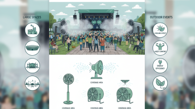 Best Commercial Water Mist Fans for Large Spaces and Outdoor Events