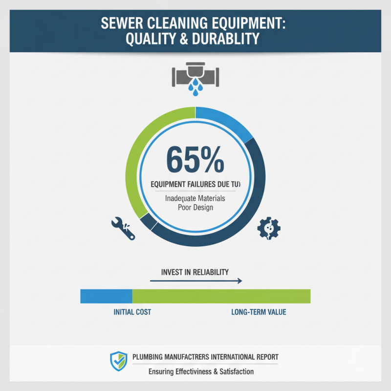 How to Choose the Best Sewer Cleaning Equipment for Your Needs