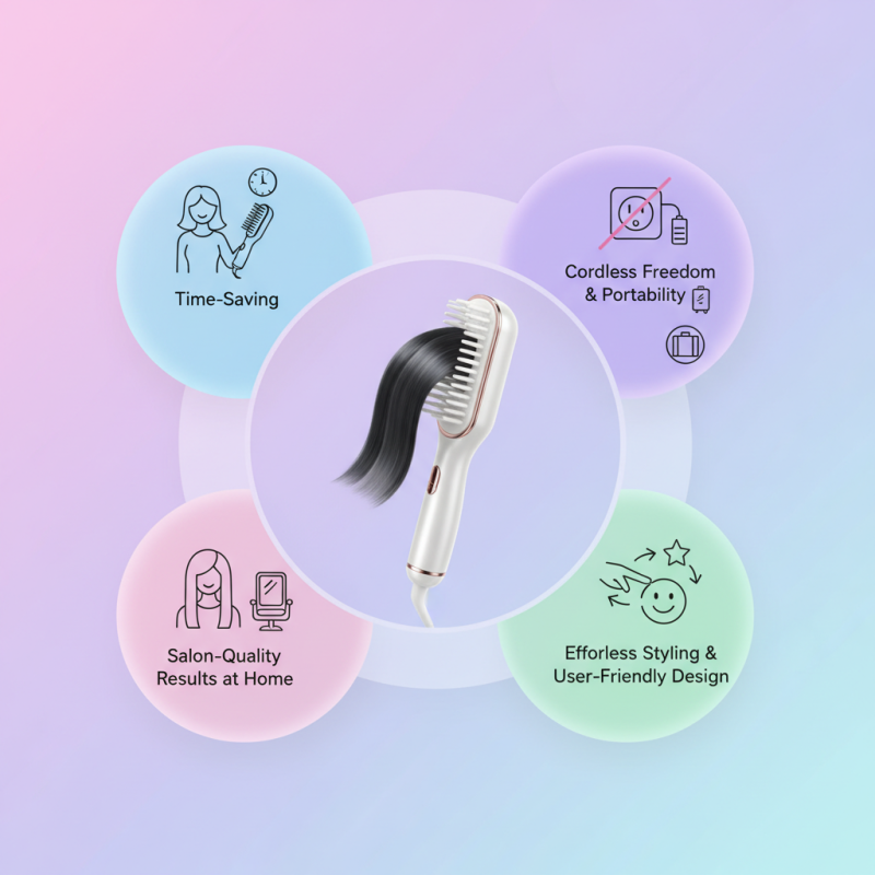 How to Use a Wireless Hair Straight Brush for Effortless Styling