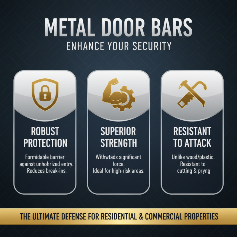 Why Choose Metal Door Bars for Ultimate Security and Durability