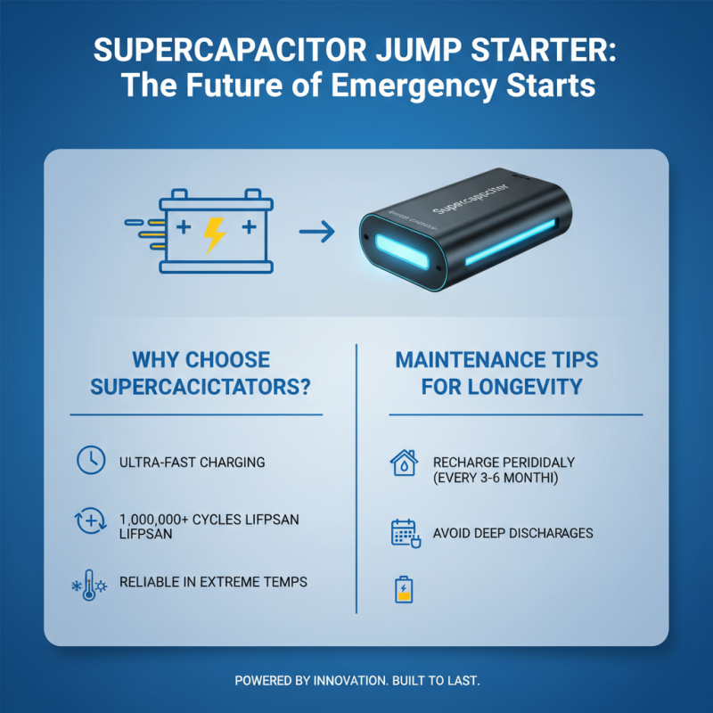 Why You Should Consider a Supercapacitor Jump Starter for Emergency Car Starts