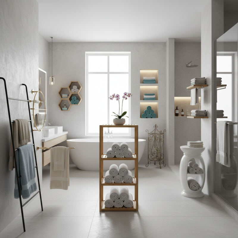 Top 10 Towel Display Racks to Organize Your Bathroom Efficiently