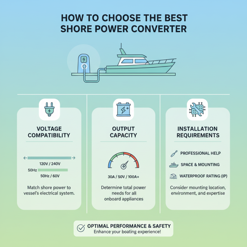 How to Choose the Best Shore Power Converter for Your Needs