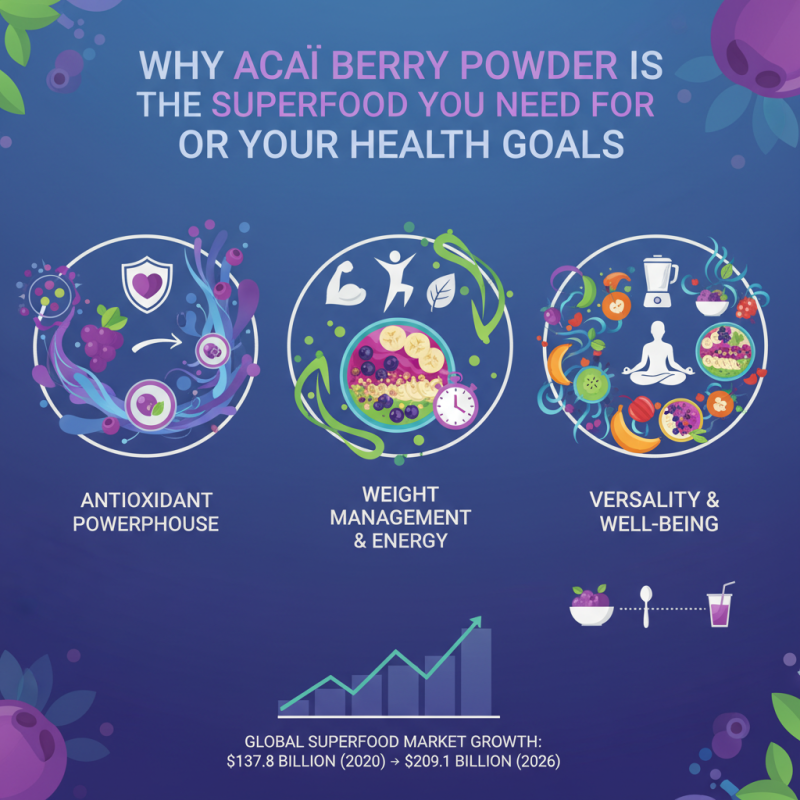 Why Acai Berry Powder is the Superfood You Need for Your Health Goals