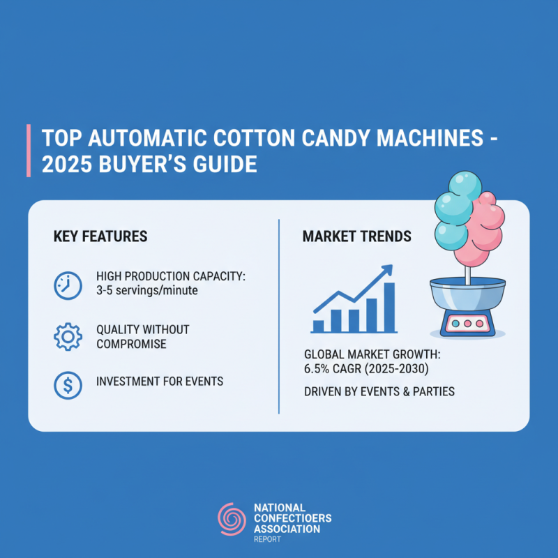Top Automatic Cotton Candy Machines to Buy in 2025 for Perfect Treats