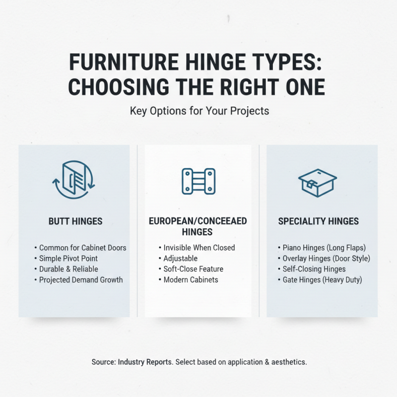How to Choose the Right Furniture Hinge for Your Project