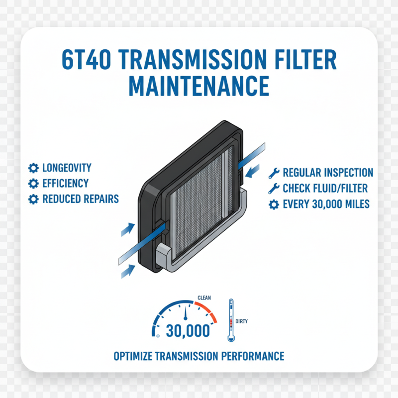 What is a 6T40 Transmission Filter and How to Replace It?