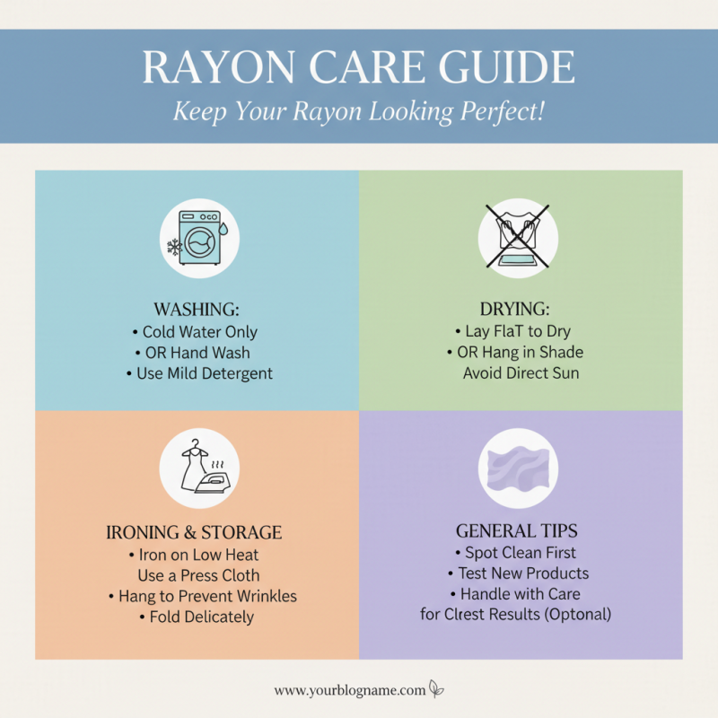 How to Care for Rayon Fabric and Keep It Looking New
