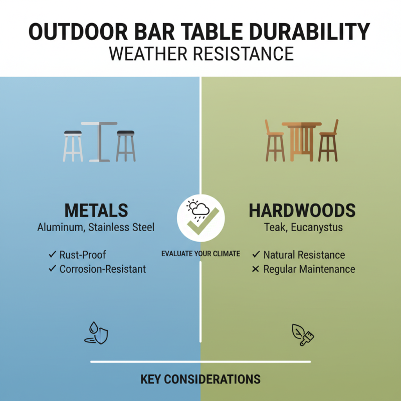 2025 How to Choose the Best Outdoor Bar Table for Your Space