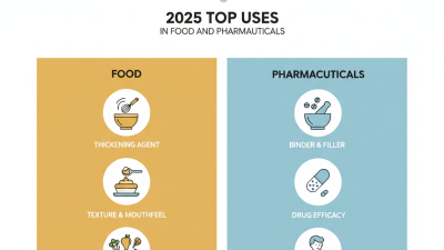 2025 Top Uses of Methylcellulose Polymer in Food and Pharmaceuticals