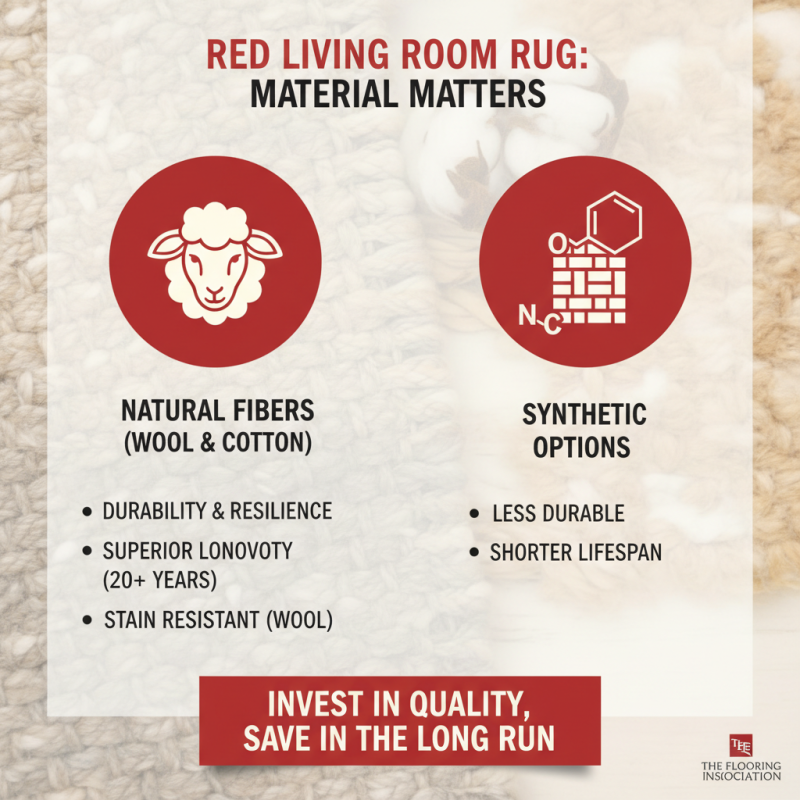 Top Tips for Choosing the Perfect Red Living Room Rug for Your Home Decor