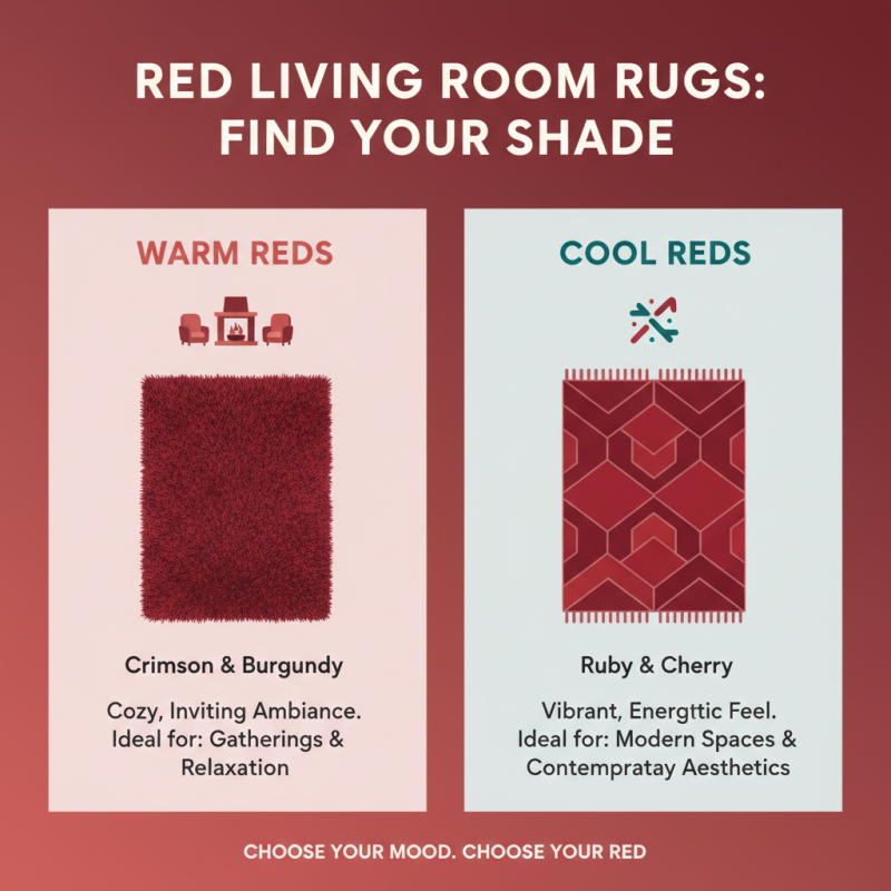 Top Tips for Choosing the Perfect Red Living Room Rug for Your Home Decor