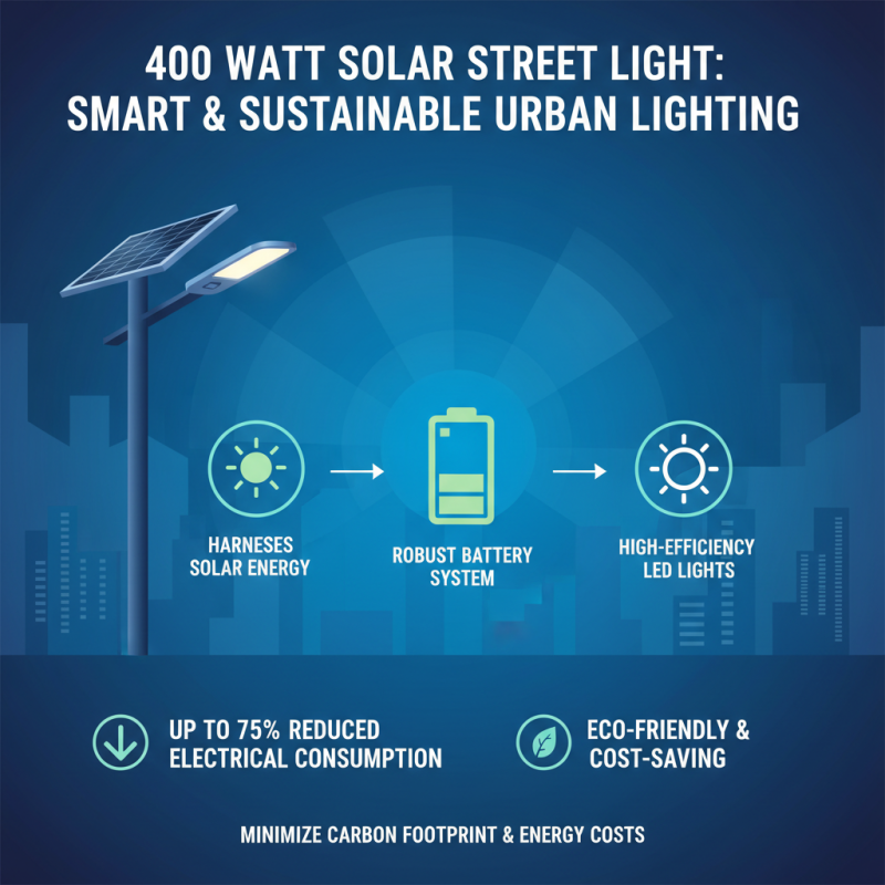 What is a 400 Watt Solar Street Light and its Benefits for Urban Areas