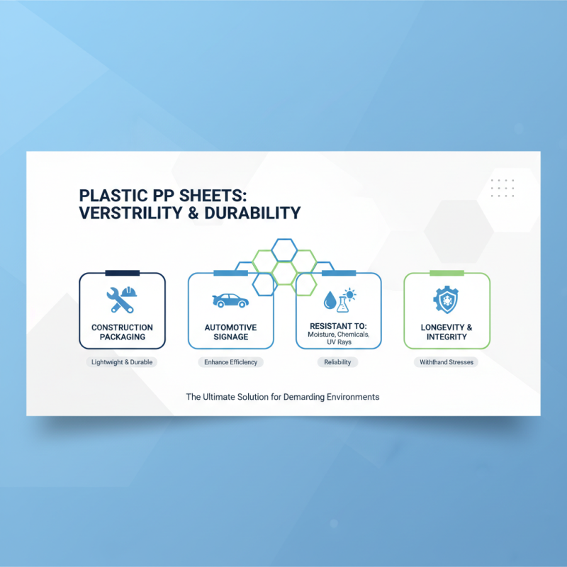 Top 10 Benefits of Using Plastic PP Sheets for Your Projects