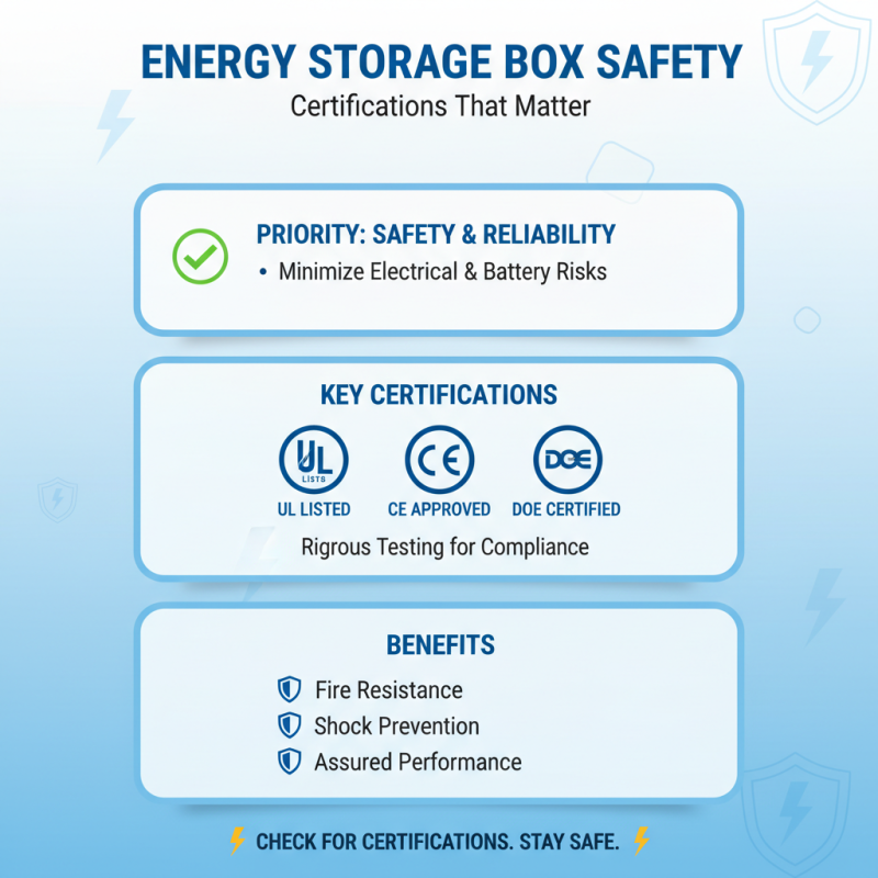 10 Essential Tips for Choosing the Best Energy Storage Box for Your Needs