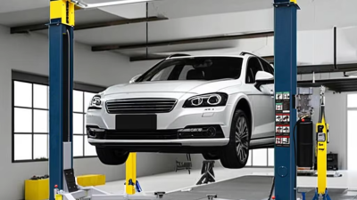 TWO Post Car Lift Asymmetrical Clear Floor Powerful Lifting Solution for Auto Repair Shops (1).png