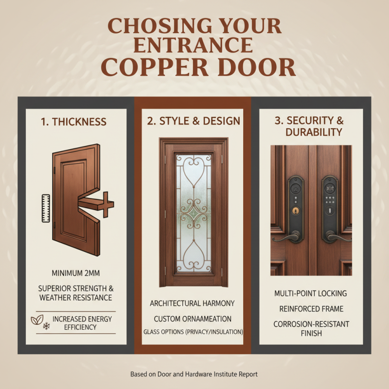 2025 Guide: How to Choose the Perfect Entrance Copper Door for Your Home