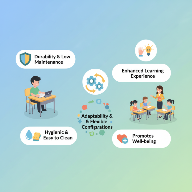 Top Benefits of Using Plastic School Desks for Students and Teachers