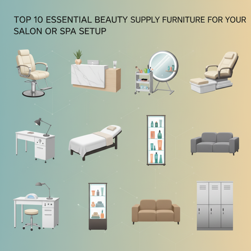 Top 10 Essential Beauty Supply Furniture for Your Salon or Spa Setup