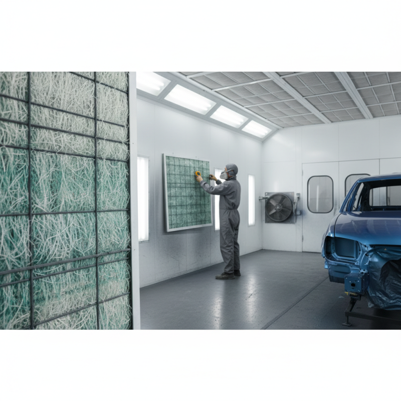 How to Choose the Right Paint Booth Fiberglass Filter for Maximum Efficiency