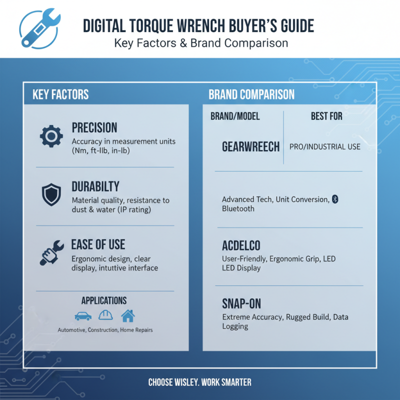 How to Choose the Best Digital Ratchet Torque Wrench for Your Needs?