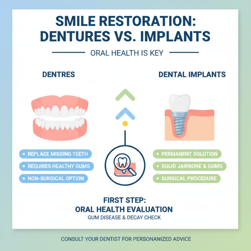 How to Choose Between Dentures and Implants for Your Smile Restoration