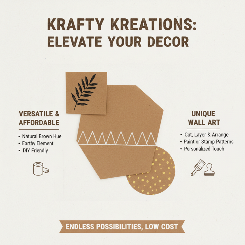 10 Creative Tips for Using Kraft Paper for Your DIY Projects