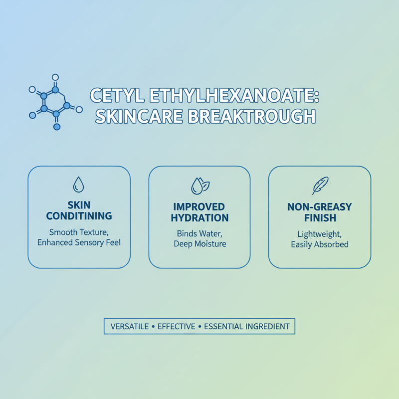 How to Use Cetyl Ethylhexanoate for Skincare and Cosmetic Formulations