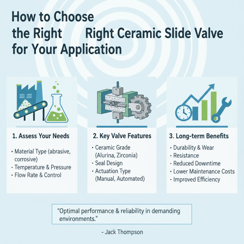 How to Choose the Right Ceramic Slide Valve for Your Application