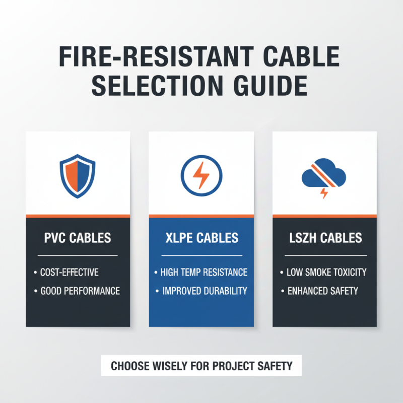 Top 10 Tips for Choosing Fire Resistance Cable for Your Next Project