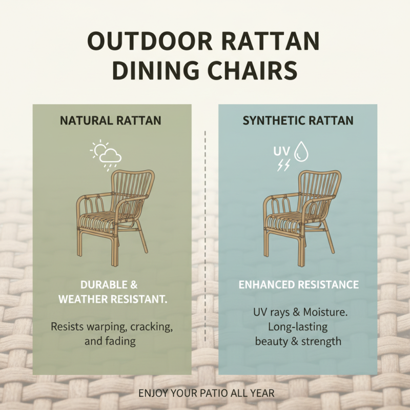Why Choose Outdoor Rattan Dining Chairs for Your Patio Decor