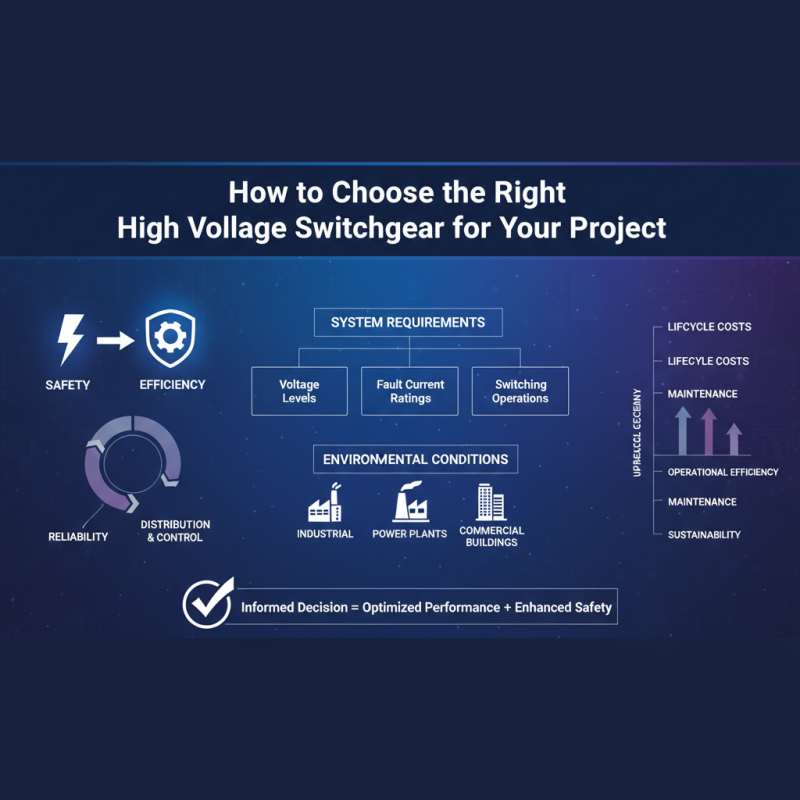 How to Choose the Right High Voltage Switchgear for Your Project