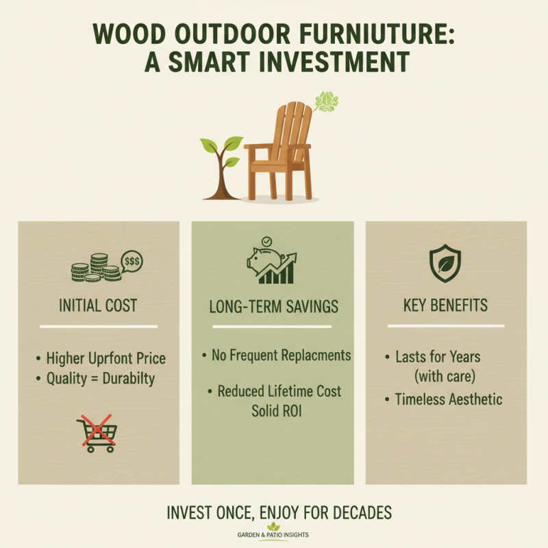 Why You Should Choose Wood Outdoor Furniture for Your Garden or Patio