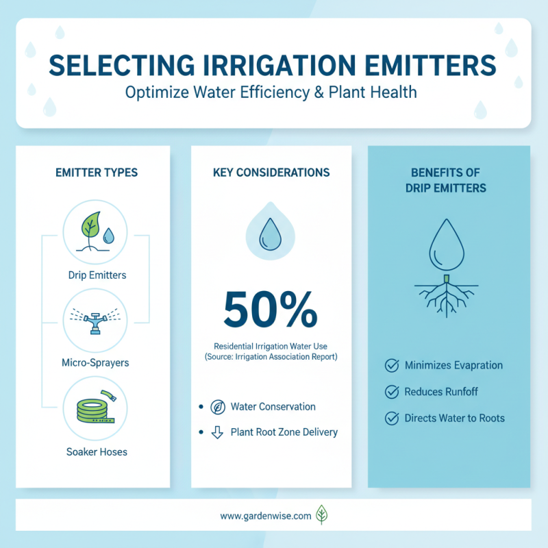 Ultimate Guide to Choosing the Best Irrigation Emitters for Your Garden Tips