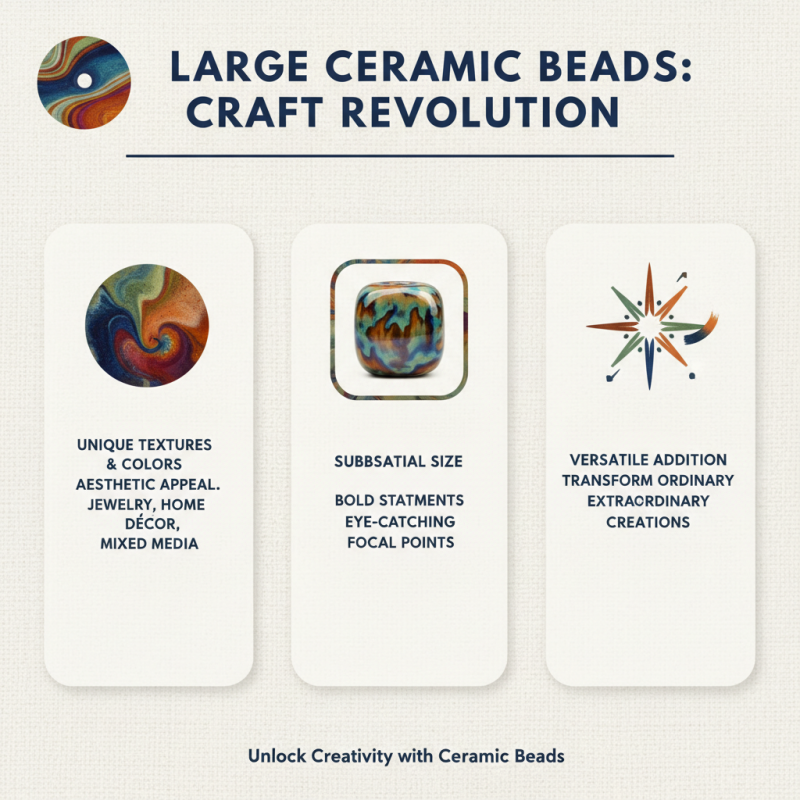 What are Large Ceramic Beads and How to Use Them in Your Crafts