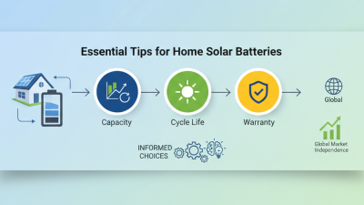 Essential Tips for Choosing the Right Solar Batteries for Your Home