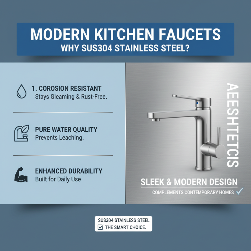 Top Benefits of Using Sus304 Stainless Steel Kitchen Faucets for Modern Homes