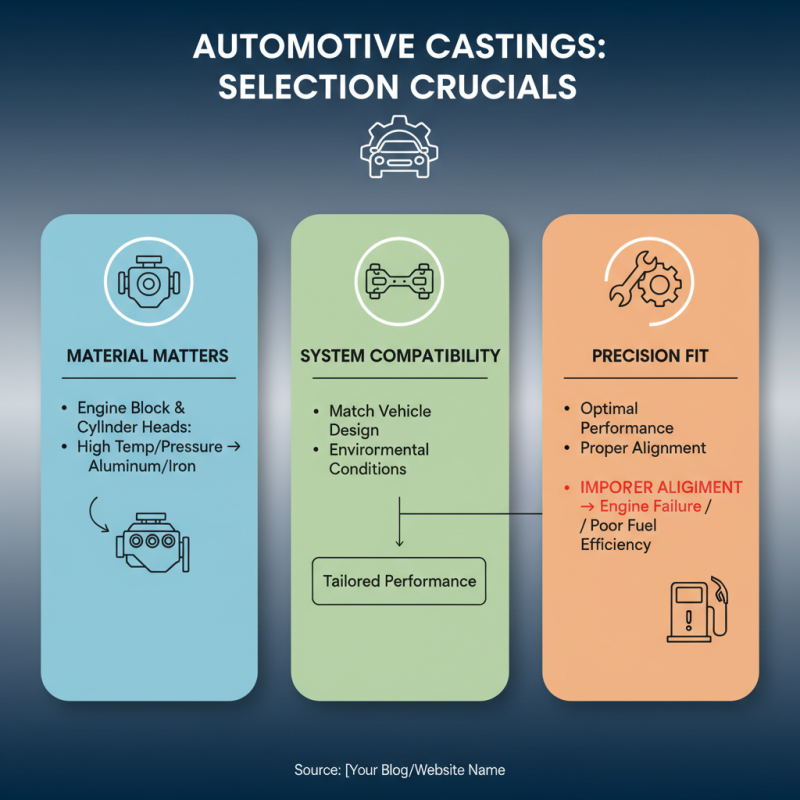 How to Choose the Right Automotive Castings for Your Vehicle Needs