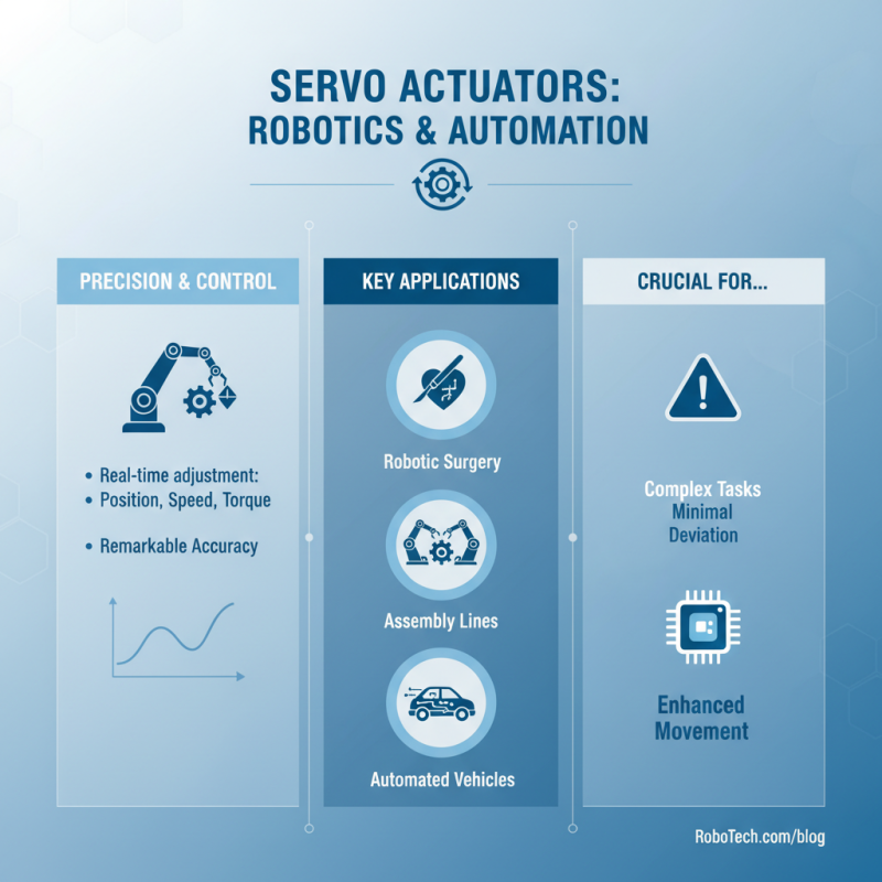 Top 10 Benefits of Using Servo Actuators in Robotics and Automation