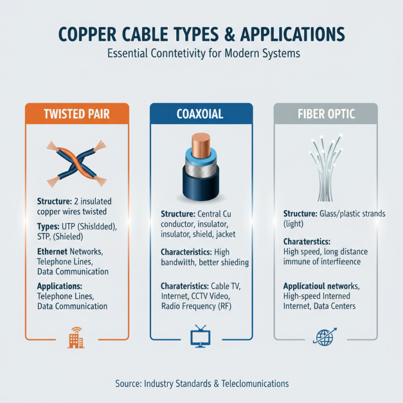 Understanding Copper Cable Types Their Uses and Benefits for Your Projects