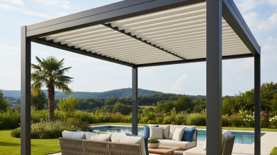 How to Choose the Best Waterproof Louvered Pergola for Your Outdoor Space