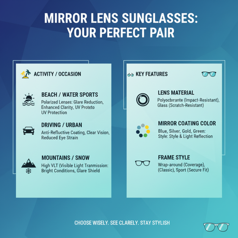 Why Choose Mirror Lens Sunglasses for Style and UV Protection?