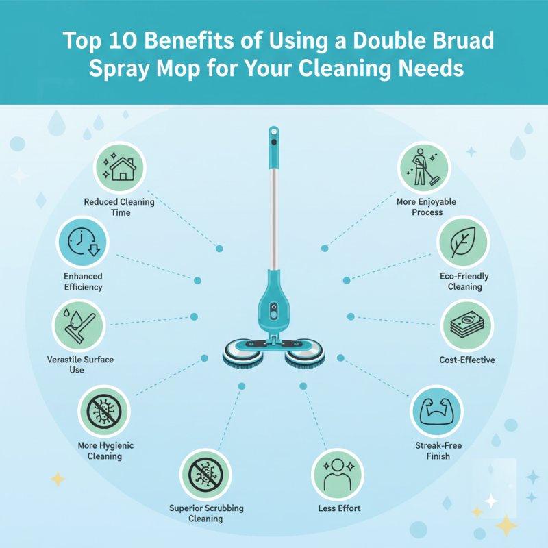 Top 10 Benefits of Using a Double Brush Head Spray Mop for Your Cleaning Needs