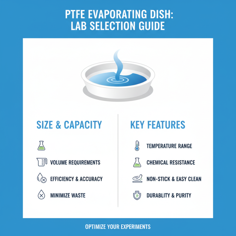 2025 How to Choose the Best PTFE Evaporating Dish for Your Laboratory Needs