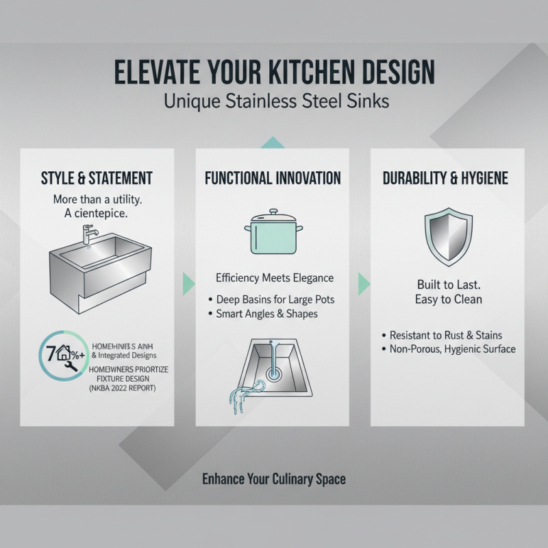 Tips for Choosing a Uniquely Designed Stainless Steel Sink for Your Kitchen