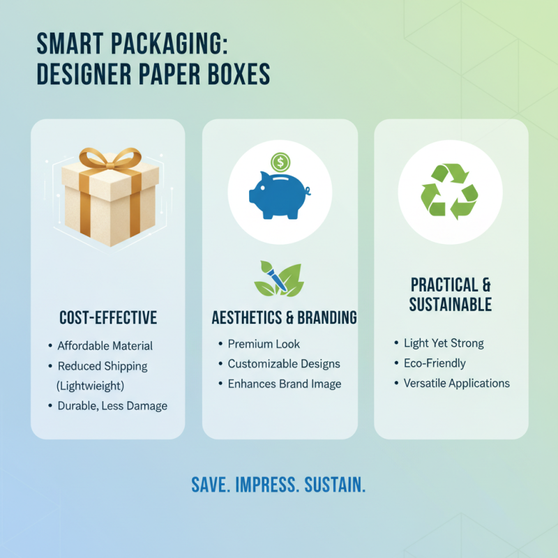 Top Benefits of Using Designer Paper Boxes for Your Packaging Needs
