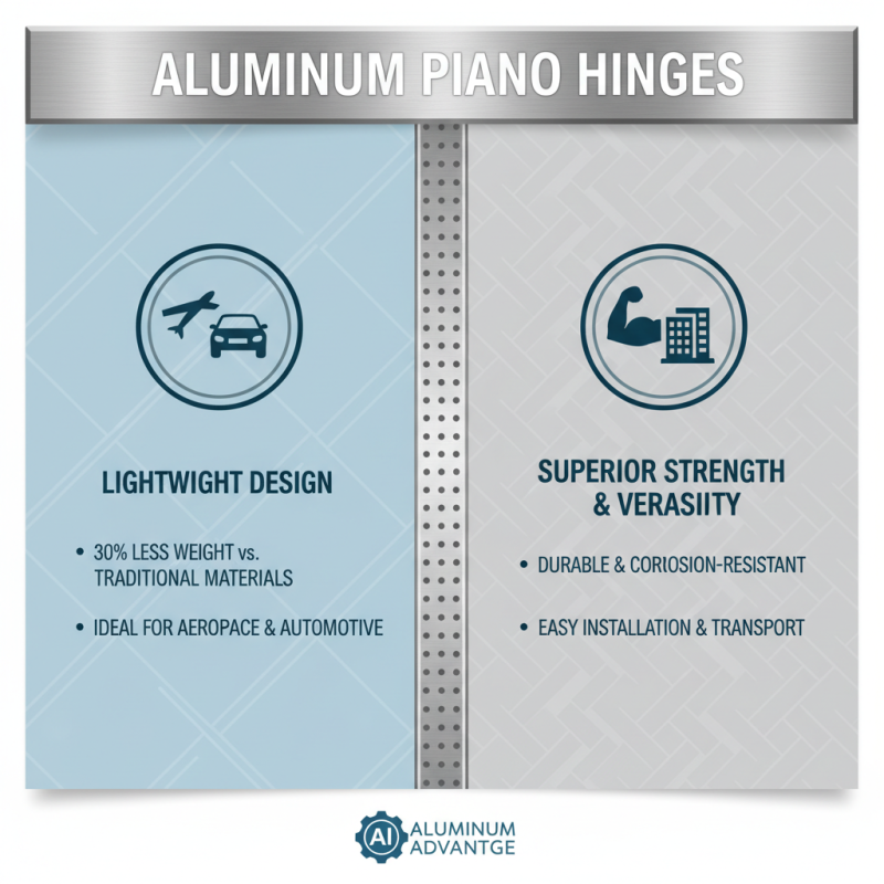 Top 10 Benefits of Using Piano Hinge Aluminum in Your Projects