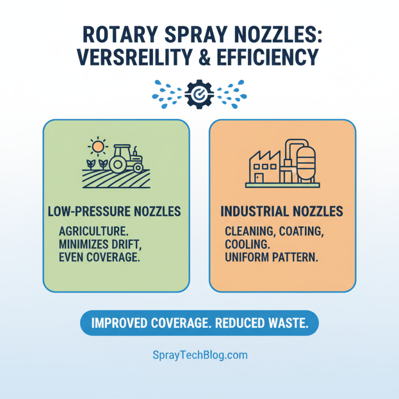 What is a Rotary Spray Nozzle and How Does It Work?
