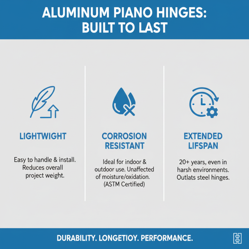 Top 10 Benefits of Using Piano Hinge Aluminum in Your Projects